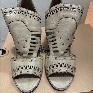 Maurices Taupe Wedge Sandals